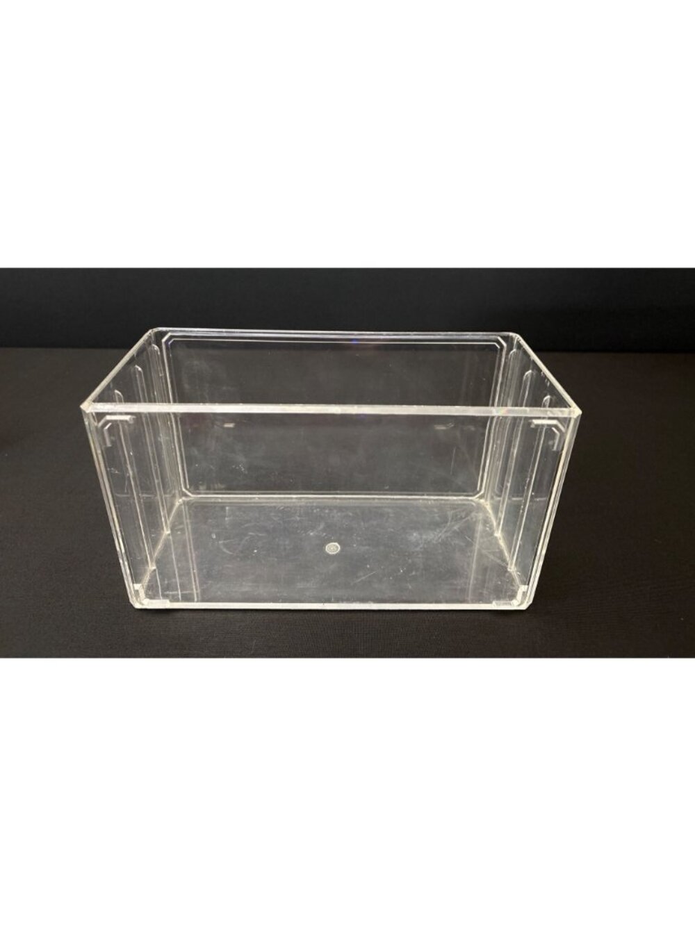 Clear Acrylic Multi-Compartment Makeup Organizer Rectangular Bin Storage Vanity - Picture 11 of 15